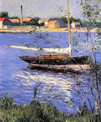 Boat on the Seine at Argenteuil by Gustave Caillebotte